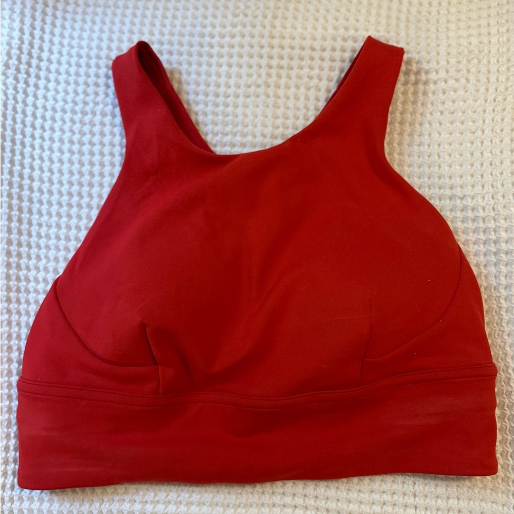 Red Lululemon Sports Bra